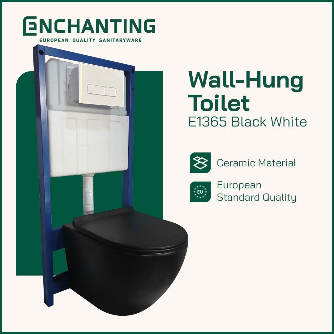 Wall Hung Toilet / Kloset Duduk Gantung Europe Enchanting E1365