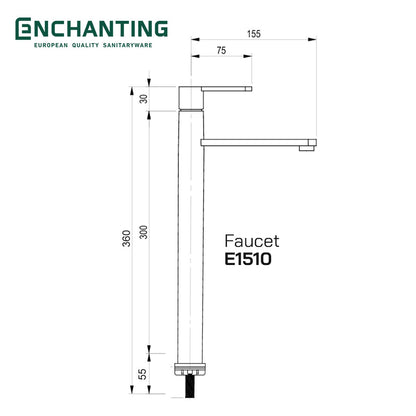 Enchanting Kran Wastafel / Kitchen Chrome Cold - E1510