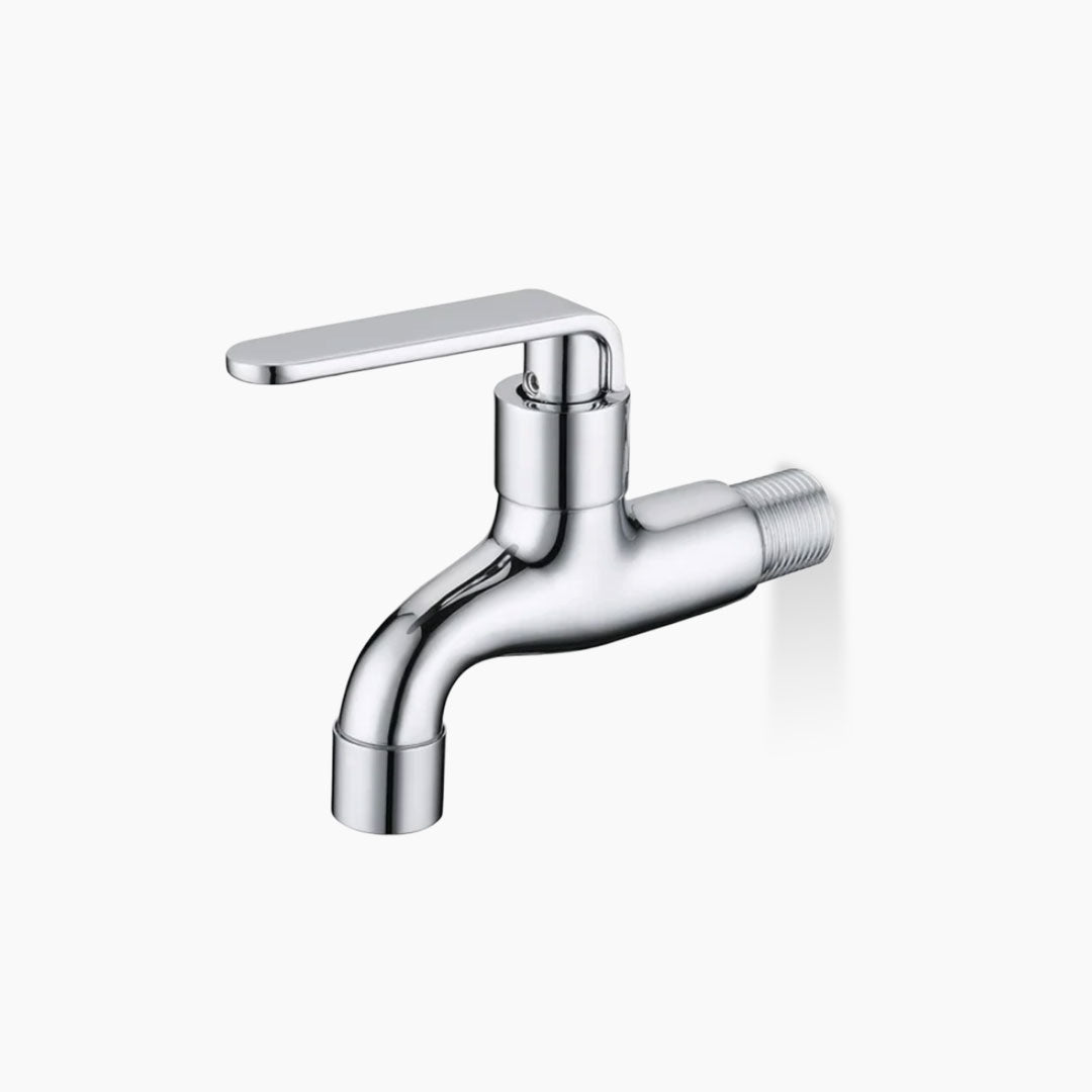 Kran Wastafel / Kran Tembok Chrome Cold Stainless Europe Enchanting E1513N