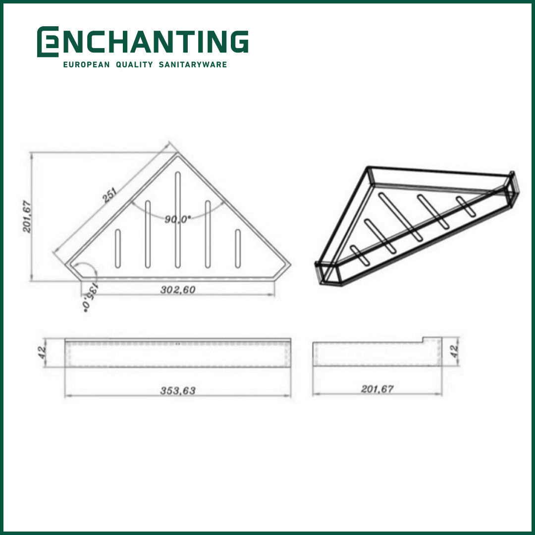 Soap Holder / Tempat Sabun Europe Enchanting E266