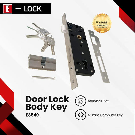 Body kunci Pintu Elock/Anak Kunci Pintu Europe Enchanting E8540 Iron