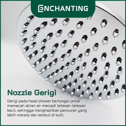 Kepala Shower Mandi Europe Enchanting  E63 + Pipa E63