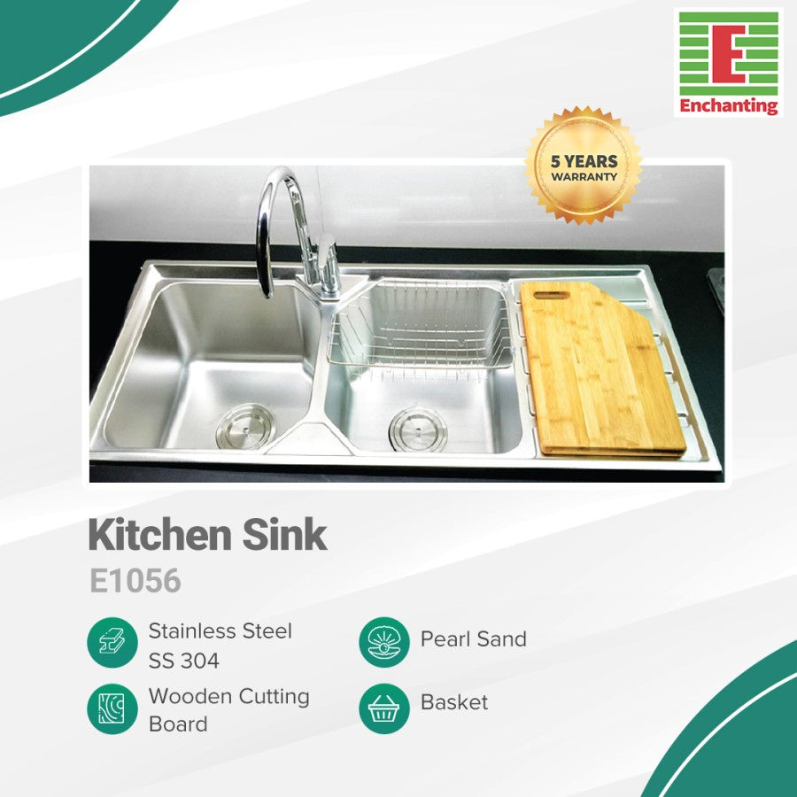 Kitchen Sink Dapur / Bak Cuci Piring Europe Enchanting E1056