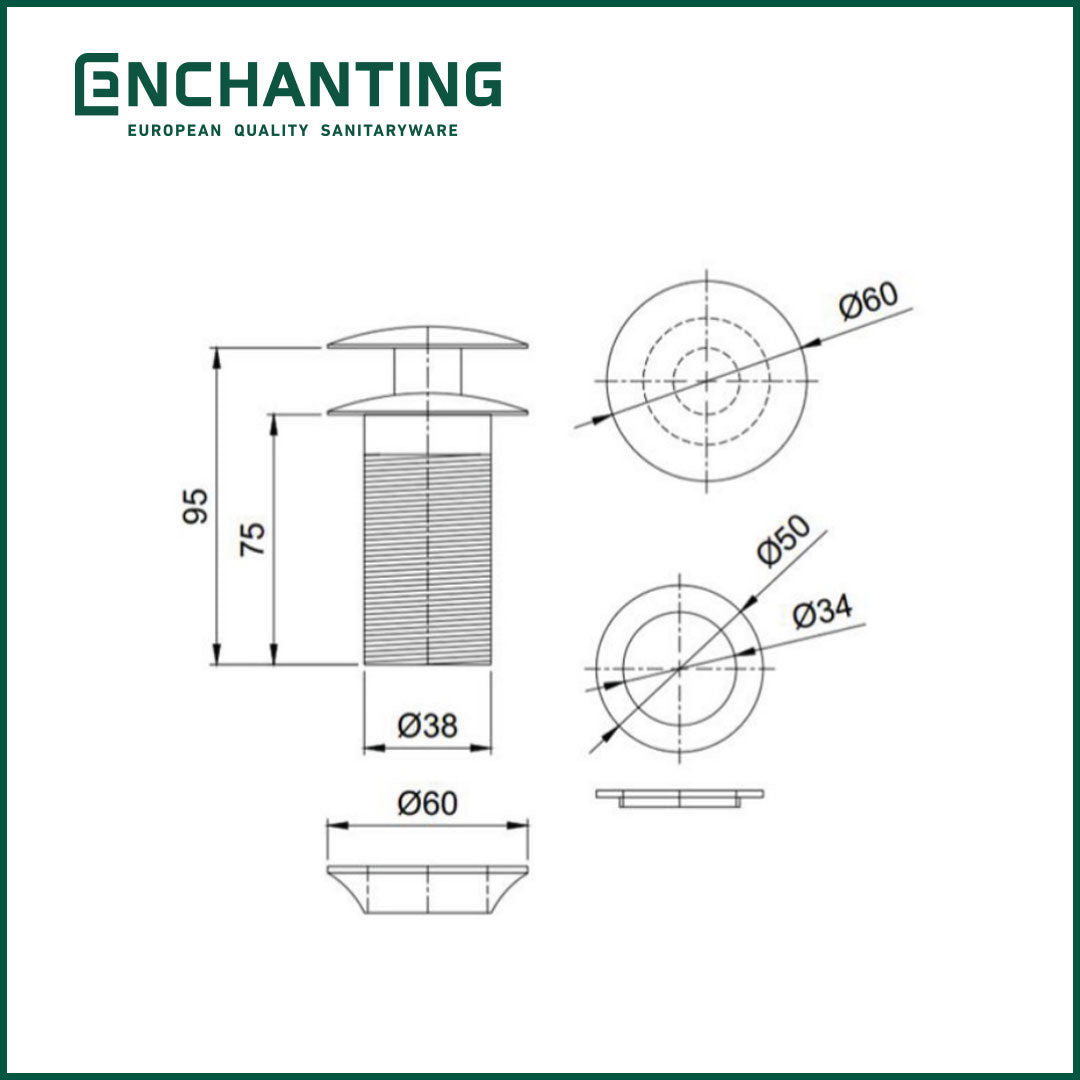 Pop Up Wastafel Europe Enchanting ES11N