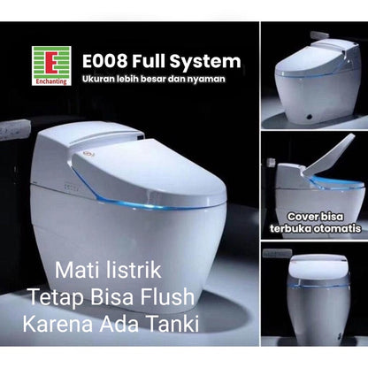 Enchanting Smart Closet Toilet Full Sistem Otomatis cover E008