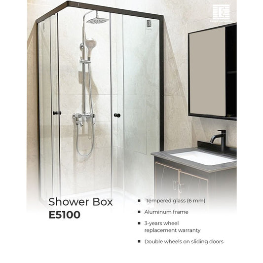 SET Shower Box Kamar Mandi Europe Enchanting E5100