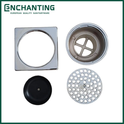 Floor Drain/Saringan Got Kamar Mandi Europe Enchanting D07 Stainless Steel
