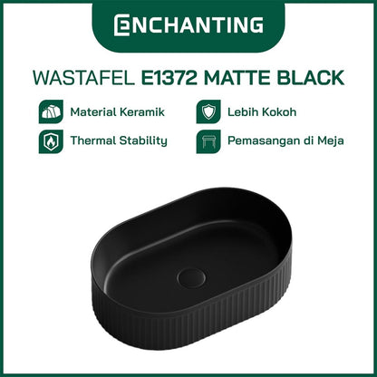 ENCHANTING Wastafel Meja Cuci Tangan Keramik Europe Enchanting E1372