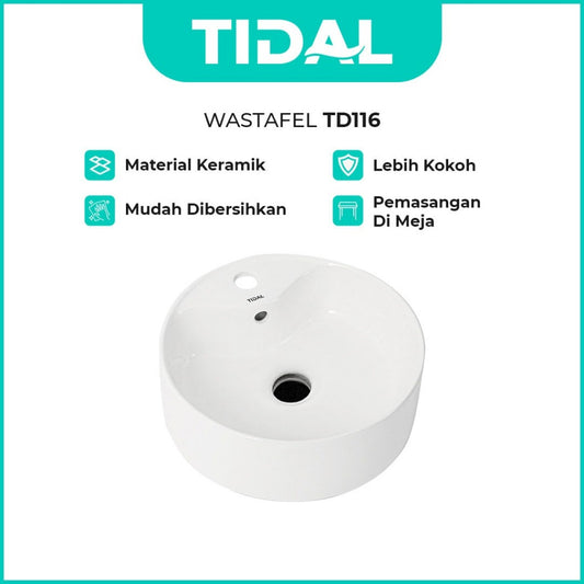 Wastafel Meja Cuci Tangan Keramik Europe Enchanting TD116