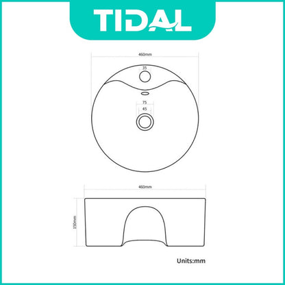 Wastafel Meja Cuci Tangan Keramik Europe Enchanting TD116