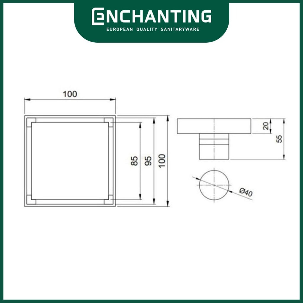 Floor Drain Saringan Got Europe Enchanting D08