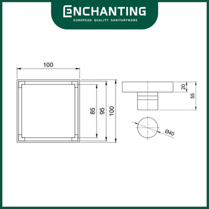 Floor Drain Saringan Got Europe Enchanting D08