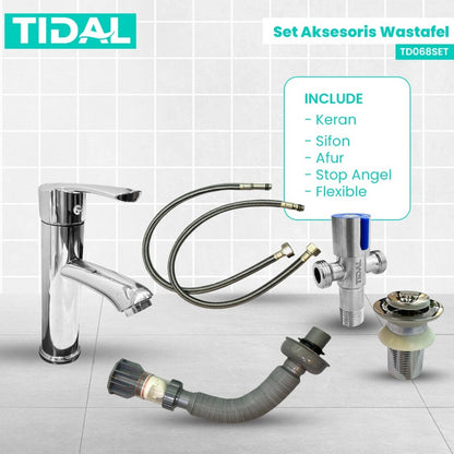 Wastafel Kabinet Modern Minimalis Cermin Kamar Mandi TIDAL TD050