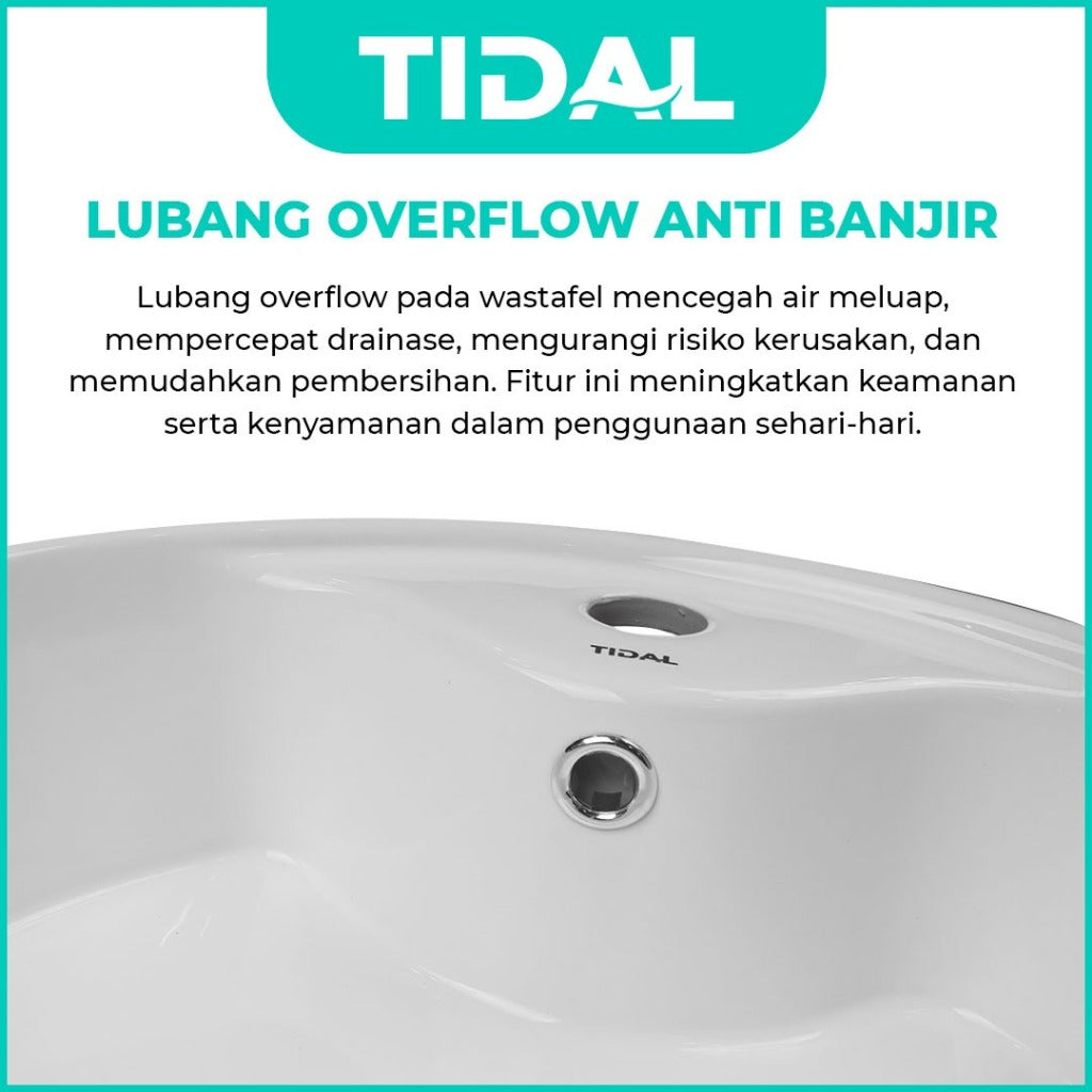 Wastafel Meja Cuci Tangan Keramik Europe Enchanting TD116