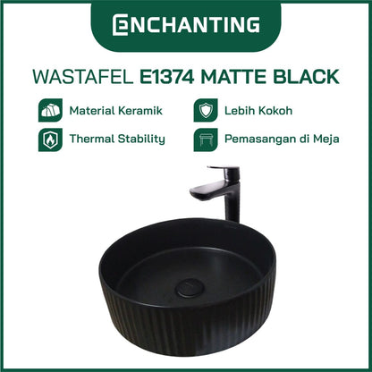 ENCHANTING Wastafel Meja Cuci Tangan Keramik Europe Enchanting E1374