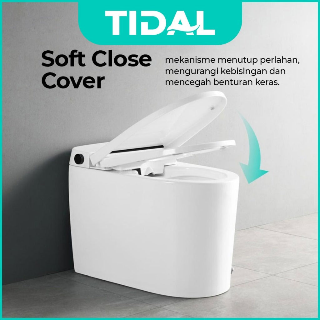 TIDAL Toilet / Kloset Duduk Soft Close Tidal TD152 White