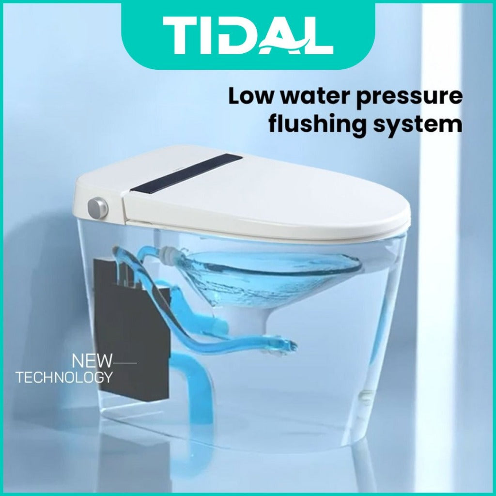 TIDAL Toilet / Kloset Duduk Soft Close Tidal TD152 White