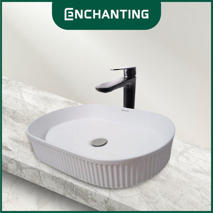 ENCHANTING Wastafel Meja Cuci Tangan Keramik Europe Enchanting E1372