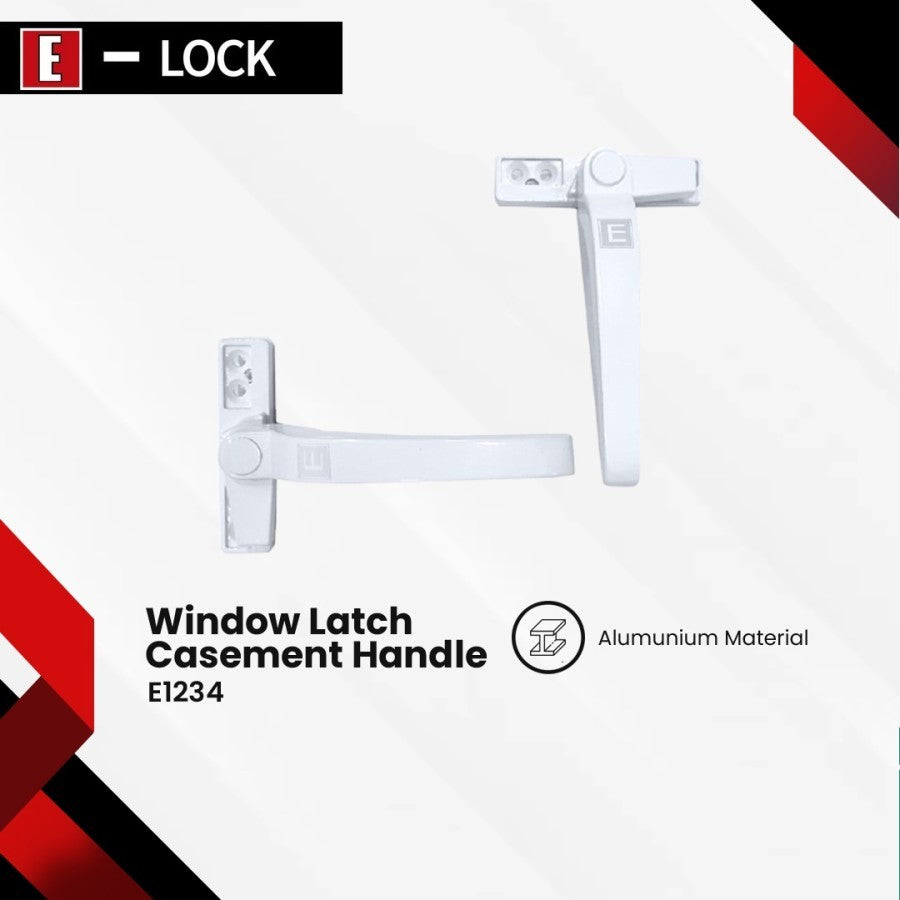 Kunci Jendela / Rambuncis E-Lock Aluminium Europe Enchanting E1234