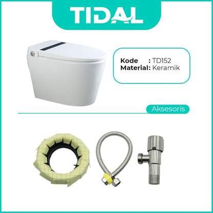 TIDAL Toilet / Kloset Duduk Soft Close Tidal TD152 White