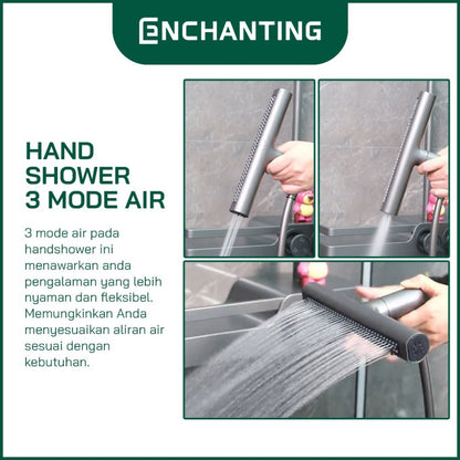 ENCHANTING Shower Set Tiang Mandi Bathroom Kran Panas Dingin Kokoh Modern Minimalis E1772