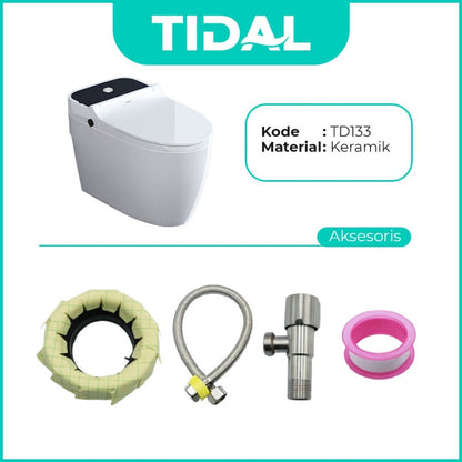 TIDAL Toilet Kloset Duduk Soft Close Powerful Flush Tidal TD133