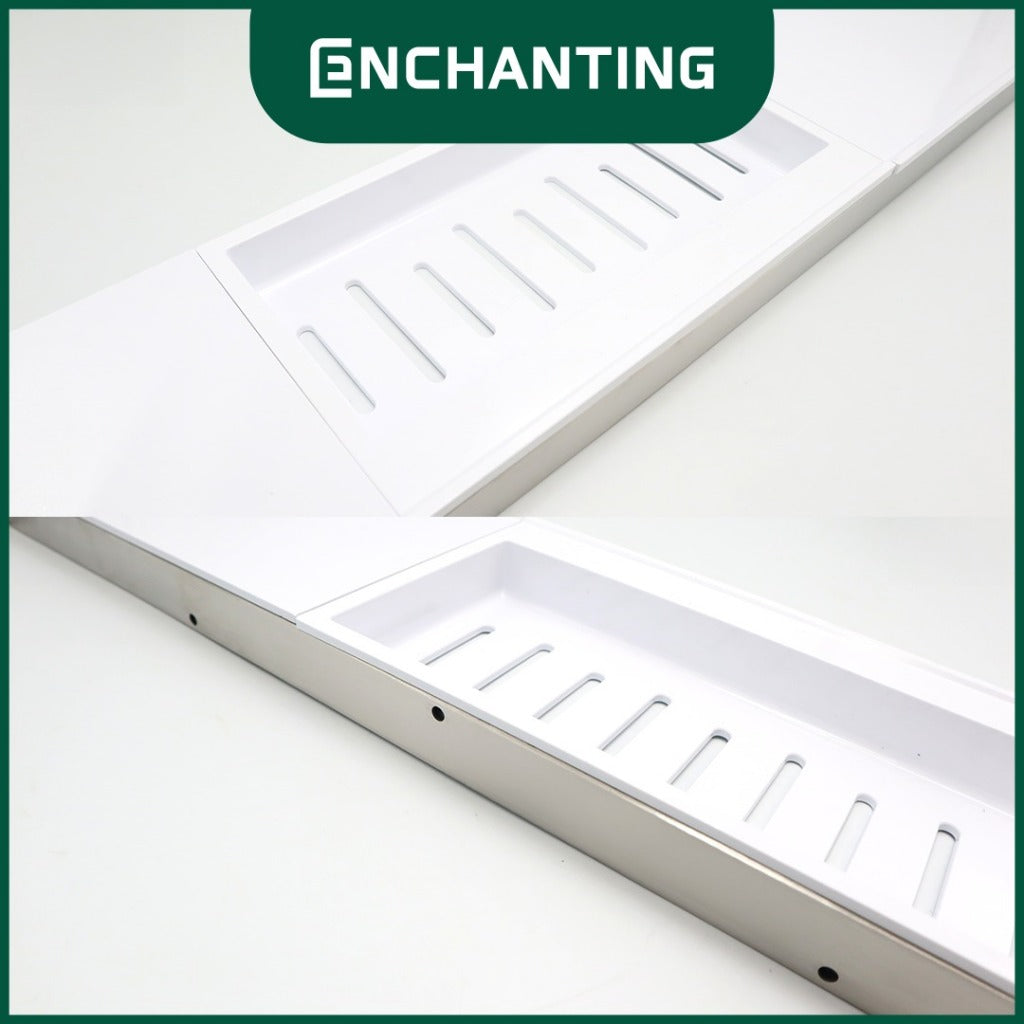 ENCHANTING Rak Gantung Dinding Material ABS Minimalis Tebal Kokoh Anti Karat 6 Hook Europe Enchanting E267