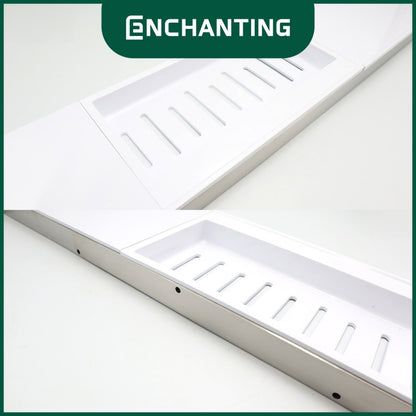 ENCHANTING Rak Gantung Dinding Material ABS Minimalis Tebal Kokoh Anti Karat 6 Hook Europe Enchanting E267