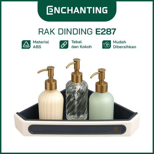 ENCHANTING Rak Dinding Material ABS Minimalis Tebal Kokoh Europe Enchanting E287