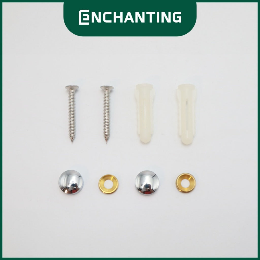 ENCHANTING Gantungan Baju Handuk Kamar Mandi Chrome Robe Hook Stainless Steel 5 Hook Minimalis Tahan Lama Europe Enchanting E162 - 5 Hook