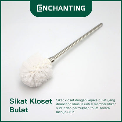 ENCHANTING Toilet Brush Holder Material Holder Stainless Minimalis Tebal Kokoh Europe Enchanting E261