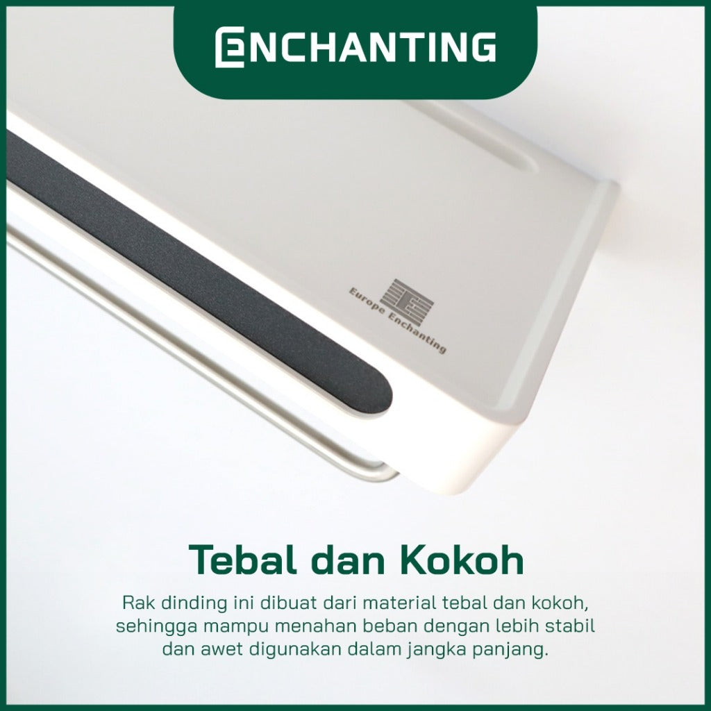 ENCHANTING Rak Dinding Material ABS Minimalis Tebal Kokoh Europe Enchanting E284