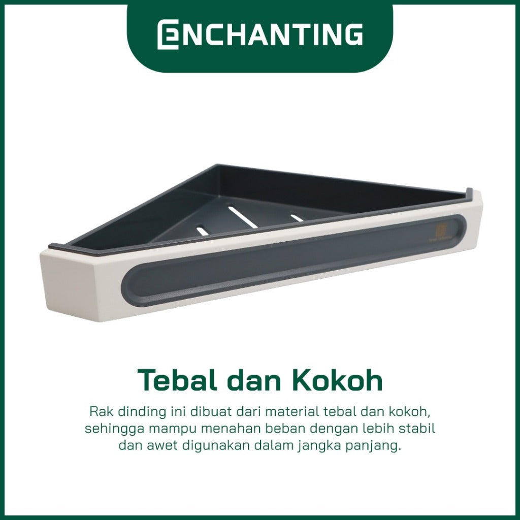 ENCHANTING Rak Dinding Material ABS Minimalis Tebal Kokoh Europe Enchanting E287