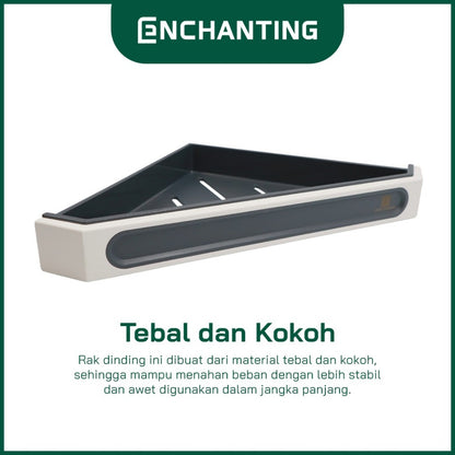 ENCHANTING Rak Dinding Material ABS Minimalis Tebal Kokoh Europe Enchanting E287