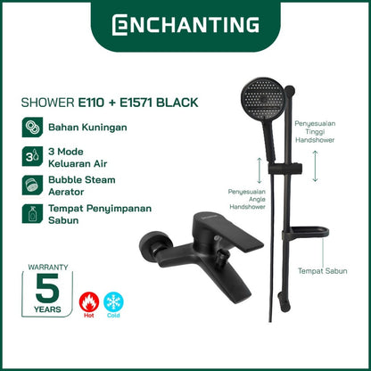 Paket Shower Set Mandi Europe Enchanting E110+E1571