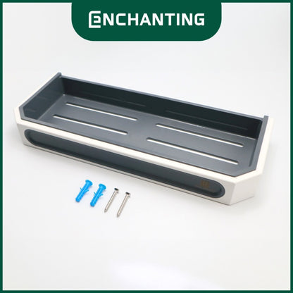 ENCHANTING Rak Dinding Material ABS Minimalis Tebal Kokoh White Grey Europe Enchanting E288