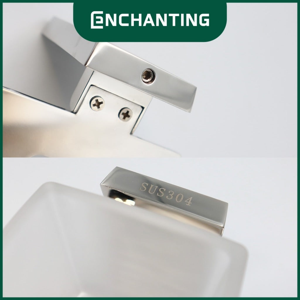 ENCHANTING Single Tumbler Holder Material Holder Stainless Material Tumbler Kaca Tebal Kokoh Europe Enchanting E6023