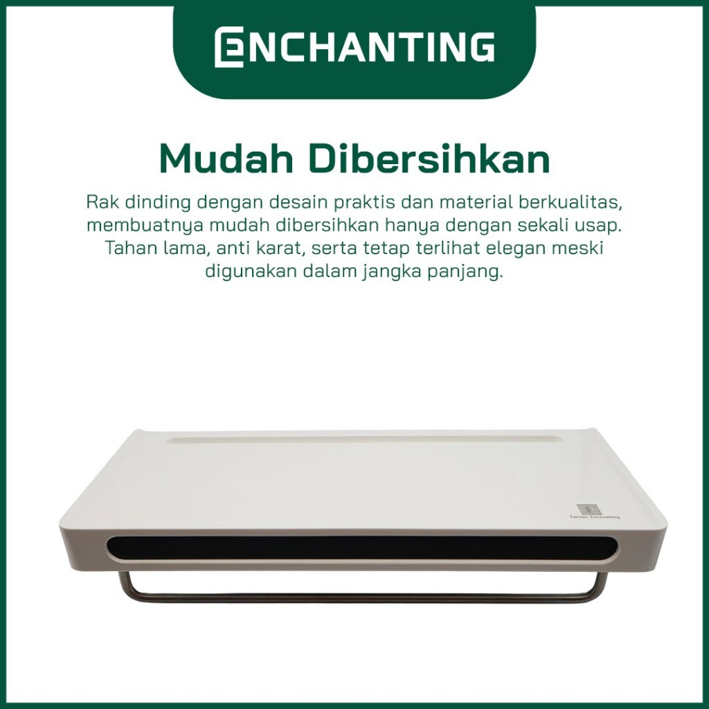 ENCHANTING Rak Dinding Material ABS Minimalis Tebal Kokoh Europe Enchanting E284