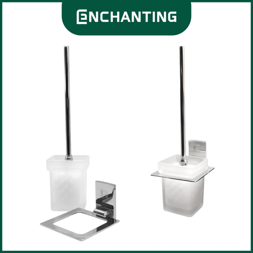 ENCHANTING Toilet Brush Holder Material Holder Stainless Minimalis Tebal Kokoh Europe Enchanting E6022