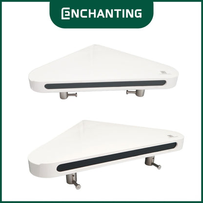 ENCHANTING Rak Dinding Material ABS Minimalis Putih Tebal Kokoh Europe Enchanting E283