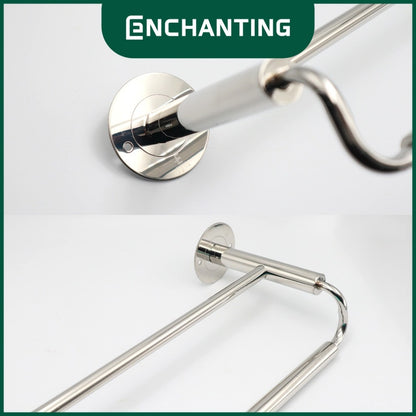 ENCHANTING Rak Handuk Material Stainless Steel Tahan Lama Anti Karat Kokoh Chrome Europe Enchanting E1107
