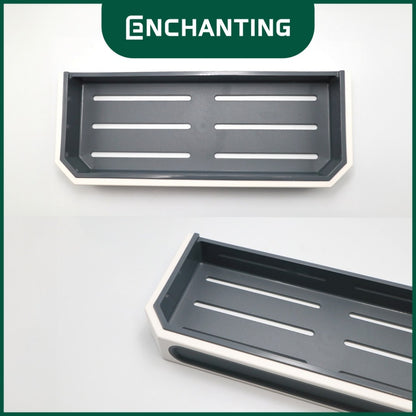 ENCHANTING Rak Dinding Material ABS Minimalis Tebal Kokoh White Grey Europe Enchanting E288