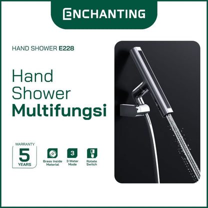 ENCHANTING Hand Shower Multifungsi Kamar Mandi Bathroom Kran Air Panas Dingin 3 Mode Air Europe Enchanting E228