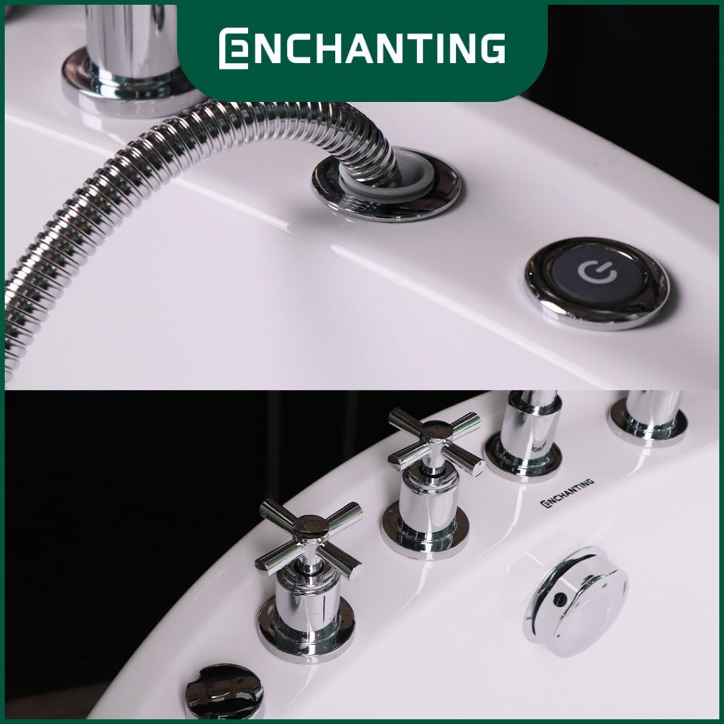 ENCHANTING Smart Bathtub Kamar Mandi Acrylic Material E8627