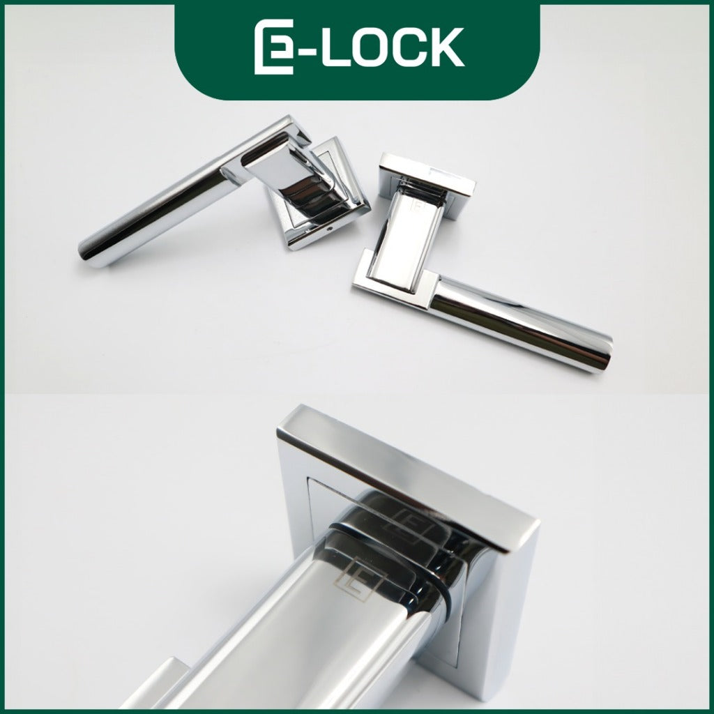 ENCHANTING Door Handle Set Pintu Rumah Stainless Steel Anti Karat E-Lock R15-A79 CP