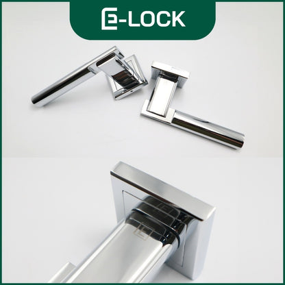ENCHANTING Door Handle Set Pintu Rumah Stainless Steel Anti Karat E-Lock R15-A79 CP