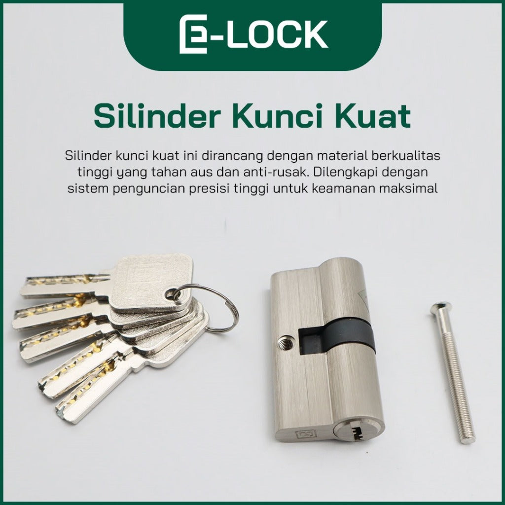 ENCHANTING Door Handle Set Pintu Rumah Material Stainless Steel Anti Karat E-Lock E1209