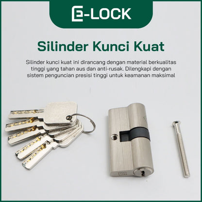 ENCHANTING Door Handle Set Pintu Rumah Material Stainless Steel Anti Karat E-Lock E1209