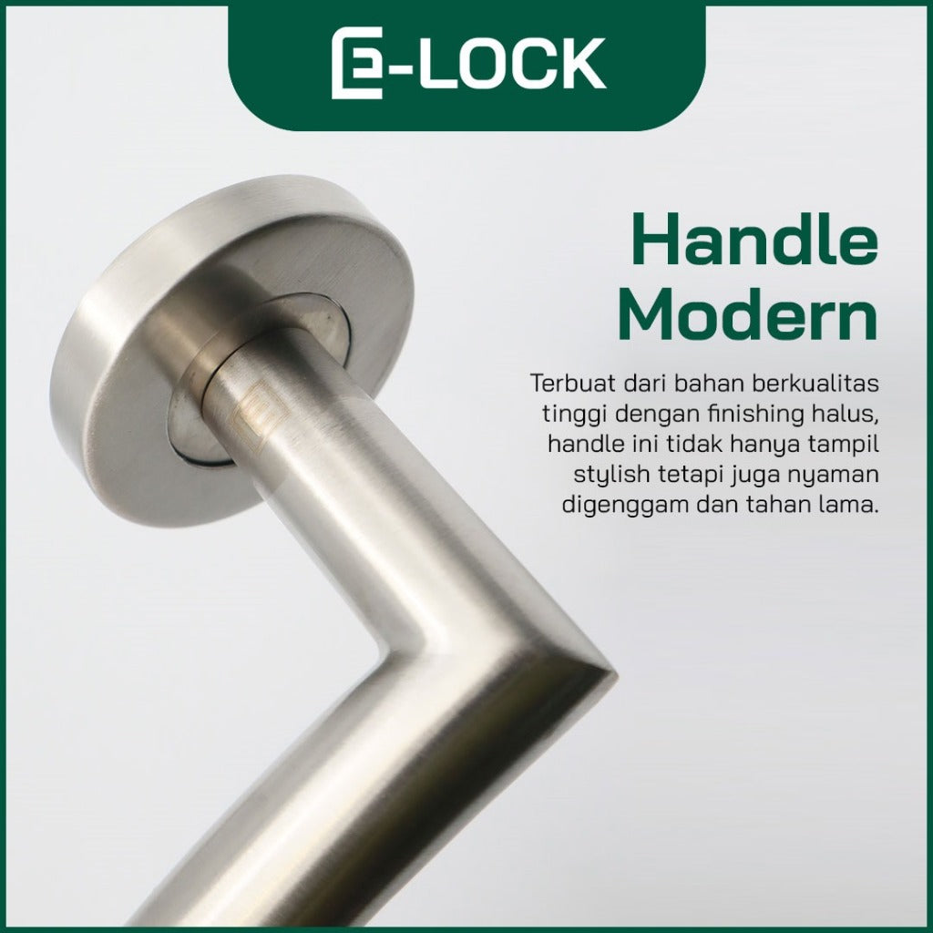 ENCHANTING Door Handle Set Pintu Rumah Material Stainless Steel Anti Karat E-Lock E1215