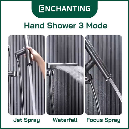 ENCHANTING Hand Shower Multifungsi Kamar Mandi Bathroom Kran Air Panas Dingin 3 Mode Air Europe Enchanting E228